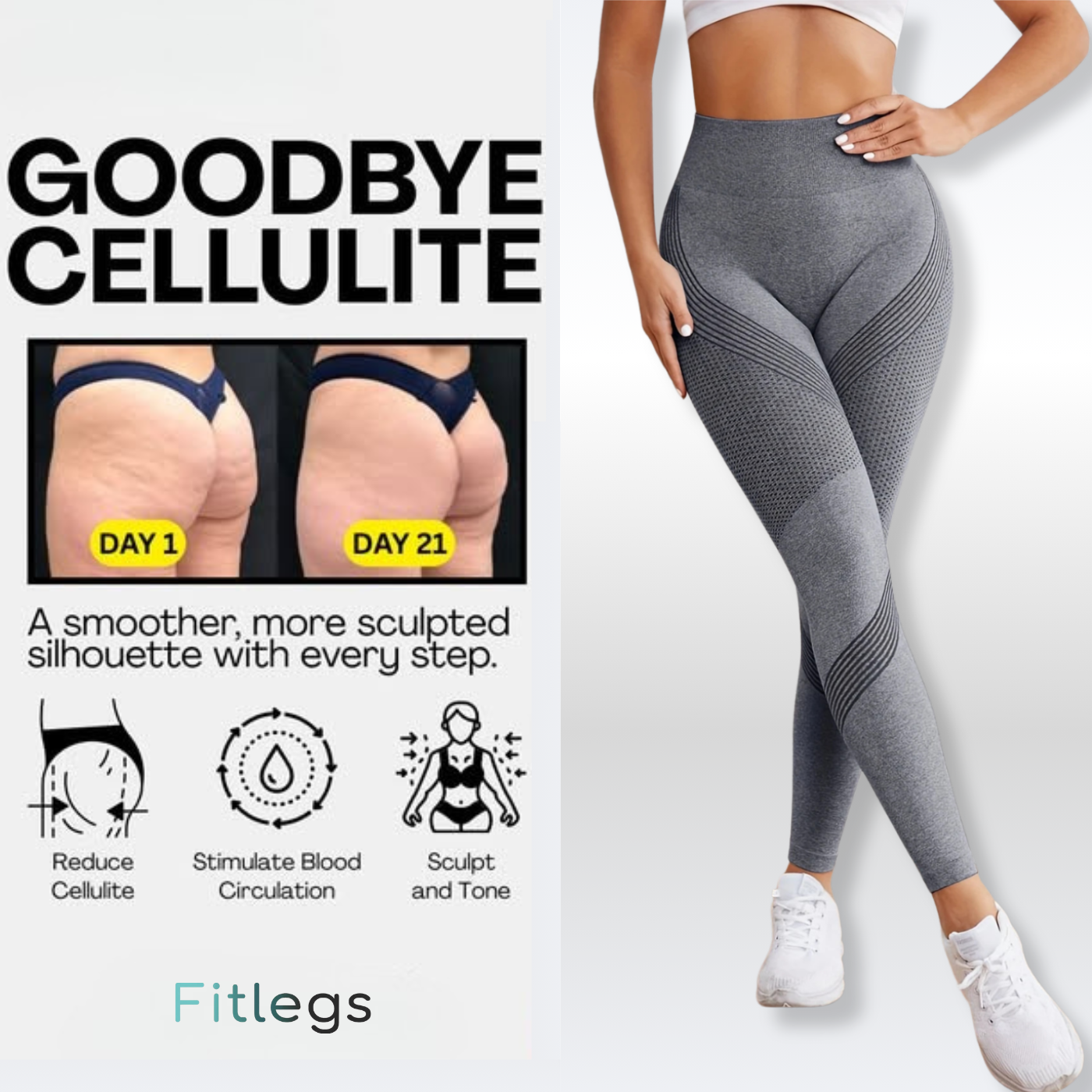 Fitlegs 3D Anti-Cellulite Leggings